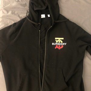 Burberry Black Hooded Jacket(Men& Women/Unisex)